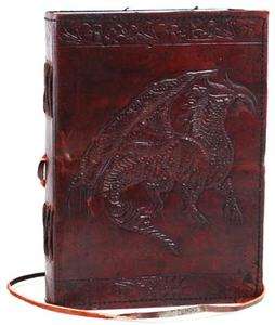 Dragon Leather Blank Book Journal Book of Shadows  
