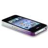 Purple Clear Raindrop Ultra Thin Hard Back Skin Case Cover for Apple 