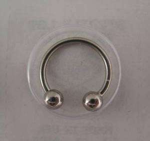   Horseshoe 316L Stainless Steel Sterilized EAR Piercing Body Jewelry