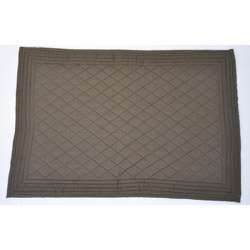Brown Diamond Quilted Placemats (Set of 4)  Overstock