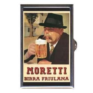  MORETTI ITALIAN BEER VINTAGE AD Coin, Mint or Pill Box 