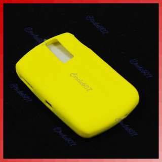 Silicone Case for Blackberry 8300 8310 8320 8330 Yellow  