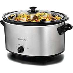   Pro Stainless Steel 7 quart Slow Cooker (Refurbished)  Overstock
