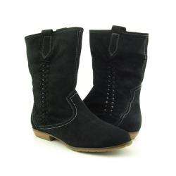 Sporto Womens Bridget Black Cowboy Boots (Size 8)  Overstock