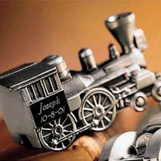  Personalized Pewter Train Bank Toys & Games