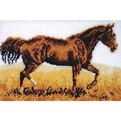 Classics Horse Latch Hook Needlework Kit  Overstock