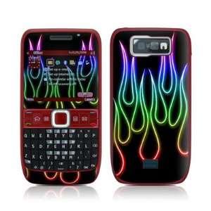  Rainbow Neon Flames Design Decal Skin Sticker for the 