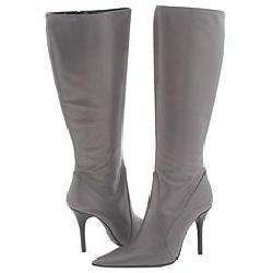 Charles David Delish Grey Leather Boots  Overstock