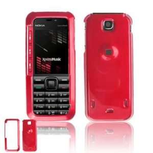RED SNAP ON COVER HARD CASE PROTECTOR for NOKIA XPRESSMUSIC 5310 Cell 
