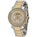 Akribos XXIV Womens Diamond Quartz Chronograph Round Bracelet Watch