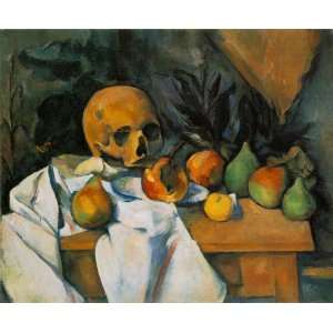   Labels  Impressionist Art Cezanne Paul Skull 1895 1900