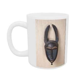  Baule horned mask, Ivory Coast, 19th 20th century (wood & horn 