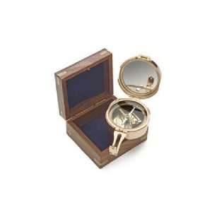   Solid Brass Nautical Compass with Box:  Kitchen & Dining
