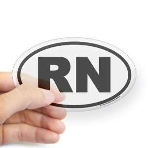  Registered Nurse RN Euro Style s Nurse Oval Sticker by 