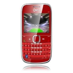  UNLOCKED DUAL SIM QWERTY QUAD BAND FM GSM CELL PHONE i7 RED: Cell 