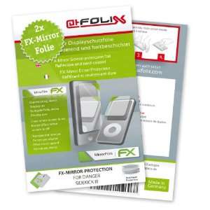  2 x atFoliX FX Mirror Stylish screen protector for Danger 