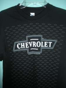 New Black School CHEVROLET Emblem T  Shirt S NWT Chevy  