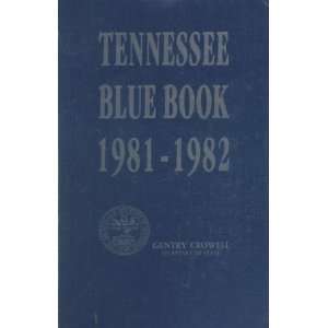  Tennessee Blue Book 1981 1982: Various: Books