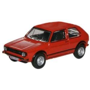  Volkswagen Golf Gti   Mars Red   1/76th Scale Oxford 
