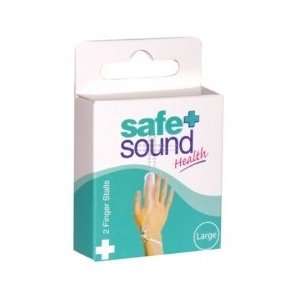 Safe & Sound Plastic Fingerstall Lrg