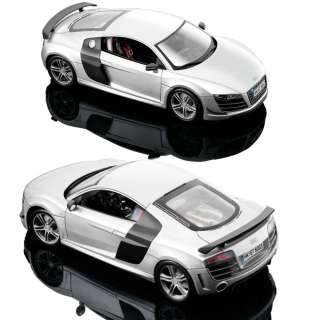 MAISTO DIECAST 118 MODELLAUTO AUDI R8 GT SILBER 36190 NEU  