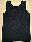 MICHAEL KORS Black Knit Sleeveless One Shoulder Ribbed Sweater Top 