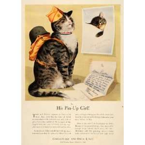   Railroad C & O Chessie Cat WWII   Original Print Ad