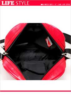   Ferrari LS Small PU Leather Shoulder Messenger Bag in Red Color  