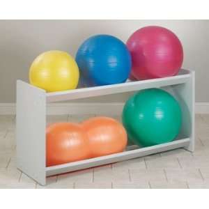  CLINTON EXERCISE BALLS AND ACCESSORIES 2 level ball rac 