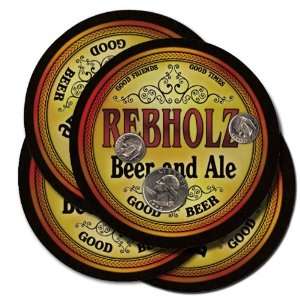  REBHOLZ Family Name Beer & Ale Coasters 