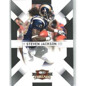  Steven Jackson   St. Louis Rams   2009 Donruss Threads NFL 