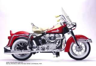 Harley 1962 FLH DUO GLIDE 1:18 Maisto #25  
