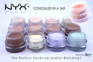 NYX CONCEALER JAR Pick ANY 5 Colors You Like  