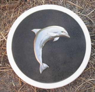 dolphin stepping stone plastic mold concrete plaster  