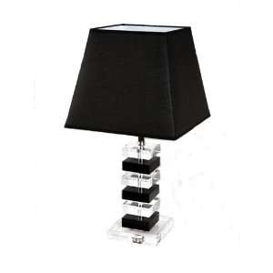 Yosemite PTL085A Black Portable Lamp Series 1 Light 25 Height Table 