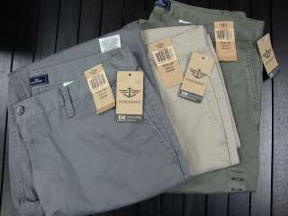 Dockers D2 Straight Fit Broken in Khaki Flat Front New with Tags 