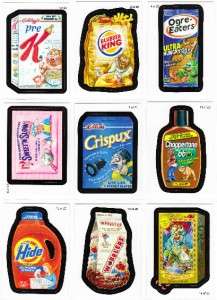WACKY PACKAGES ANS 7 (2010)  Complete Set + 14 Inserts^  