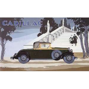  CADILLAC THE LA SALLE CONVERTIBLE COUPE VINTAGE POSTER 