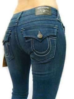 NWT TRUE RELIGION Womens BECKY Titan Stitch Boot Jeans  