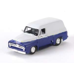   : Athearn 26496 1955 Ford F 100 Panel Truck, White/Blue: Toys & Games