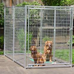 Lucky Dog 6x10 foot Galvanized Welded Wire Kennel  