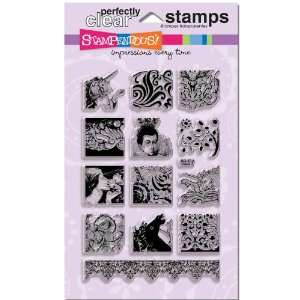  Stampendous Perfectly Clear Stamp, Fantasy Tiles Image 