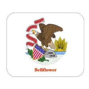  US State Flag   Bellflower, Illinois (IL) Mouse Pad 