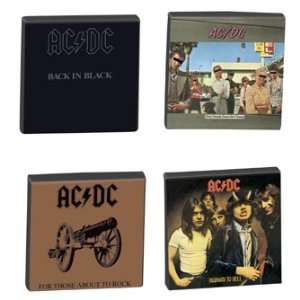  AC / DC Set of 4 Ceramic Tile Magnets *SALE* Sports 