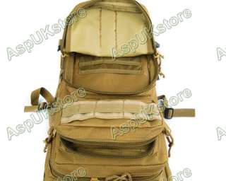 Molle Tactical MOD Hydration Assault Backpack Bag TanAG  