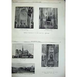   1886 Chartres Cathedral Westminster Abbey Notre Paris