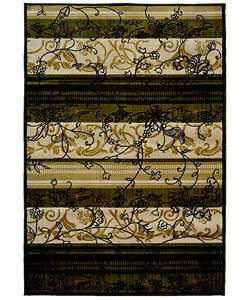 Decorative Stripe Vine Rug (52 x 72)  