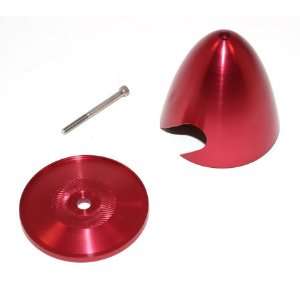  Tru Turn 3 1/2 P 51 Spinner 2 Blade Anodized Red Toys 