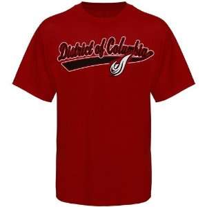 NCAA District of Columbia Firebirds Red Logo Script T shirt  