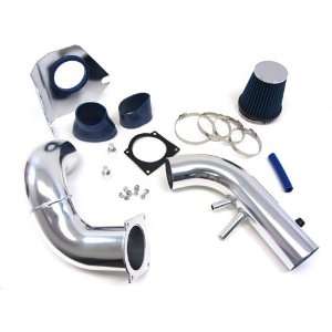 96 04 03 Ford Mustang GT V8 4.6L Cold Air Intake Kit Polish with Blue 